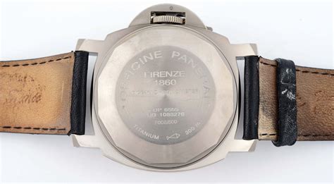 panerai op 6555|SIGNED OFFICINE PANERAI, FIRENZE, NO. E1797/3000, REF..